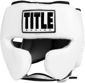 Title Шлем Leather Sparring White