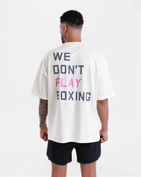 BOXRAW Футболка We Don't Play Boxing WH/PK