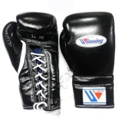 Winning Боксерские Перчатки На Шнурках 12 oz Black Winning Боксерские Перчатки На Шнурках 12 oz Black